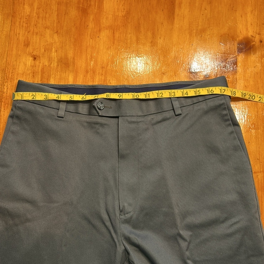 Roundtree & Yorke TravelSmart Quiet Luxury Mens 34x36 Gray Classic Fit Pants - Picture 6 of 10